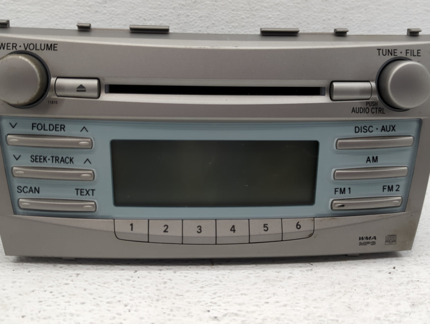 2007-2009 Toyota Camry Radio AM FM Cd Player Receiver Replacement P/N:86120-06182 86120-06180 Fits Fits 2007 2008 2009 OEM U