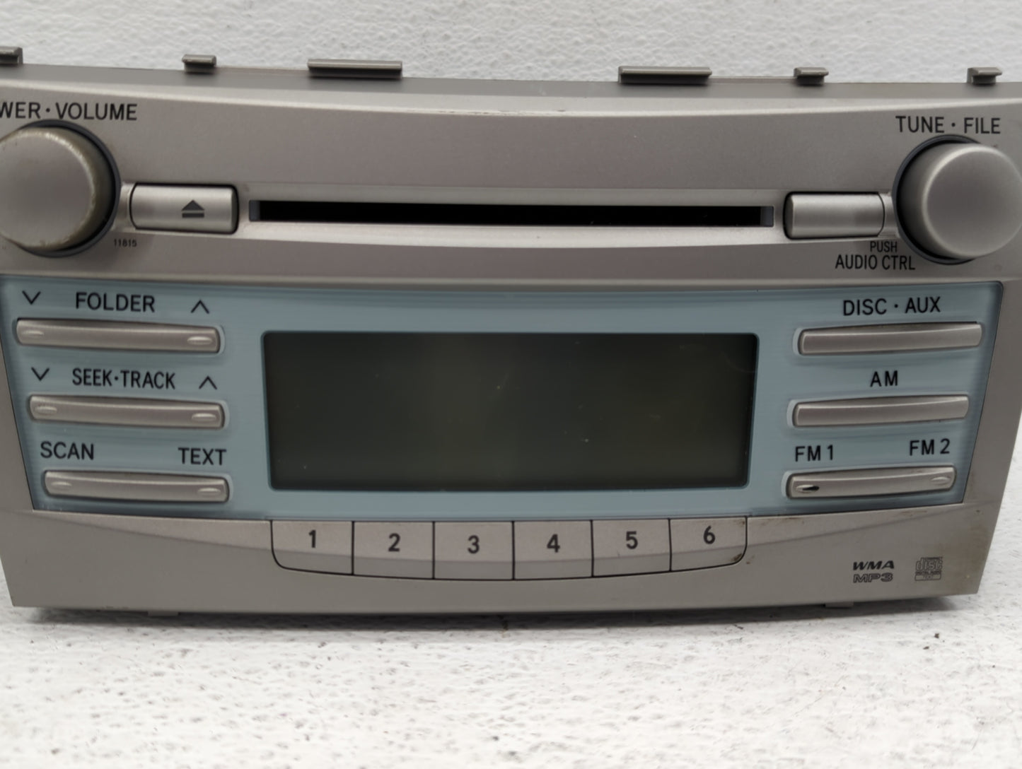 2007-2009 Toyota Camry Radio AM FM Cd Player Receiver Replacement P/N:86120-06182 86120-06180 Fits Fits 2007 2008 2009 OEM U