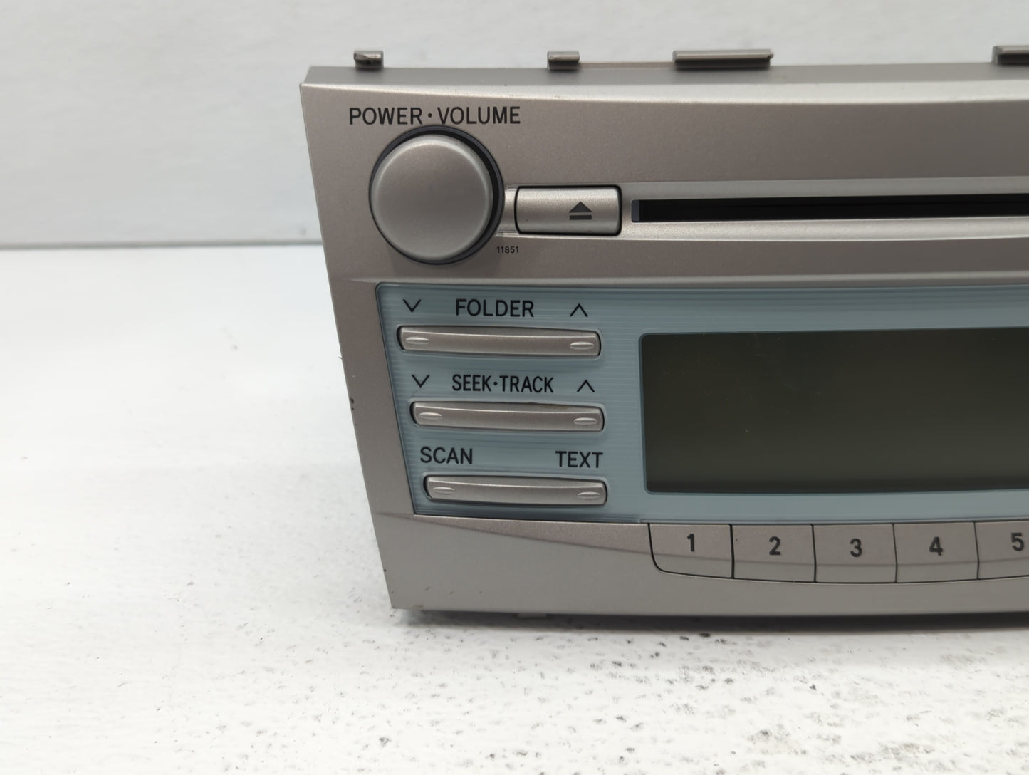 2007-2009 Toyota Camry Radio AM FM Cd Player Receiver Replacement P/N:86120-06182 86120-06180 Fits Fits 2007 2008 2009 OEM U