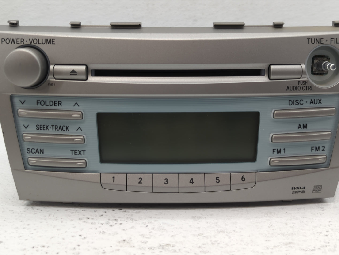 2007-2009 Toyota Camry Radio AM FM Cd Player Receiver Replacement P/N:86120-06182 86120-06180 Fits Fits 2007 2008 2009 OEM U