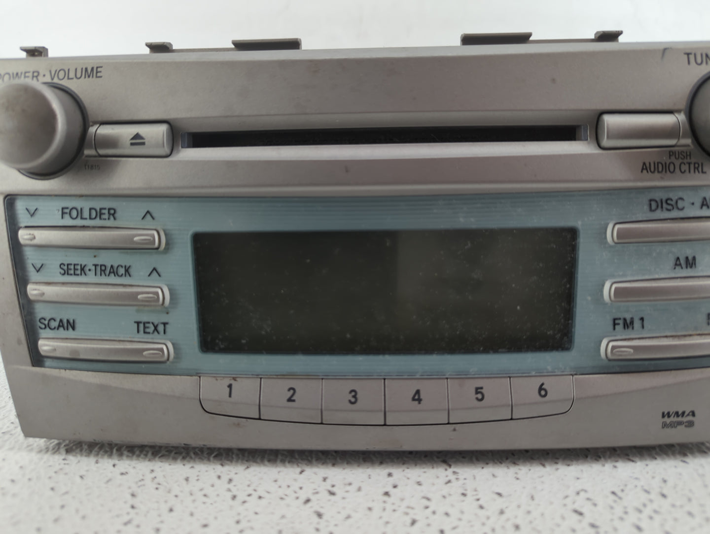 2007-2009 Toyota Camry Radio AM FM Cd Player Receiver Replacement P/N:86120-06181 86120-06182 Fits Fits 2007 2008 2009 OEM U