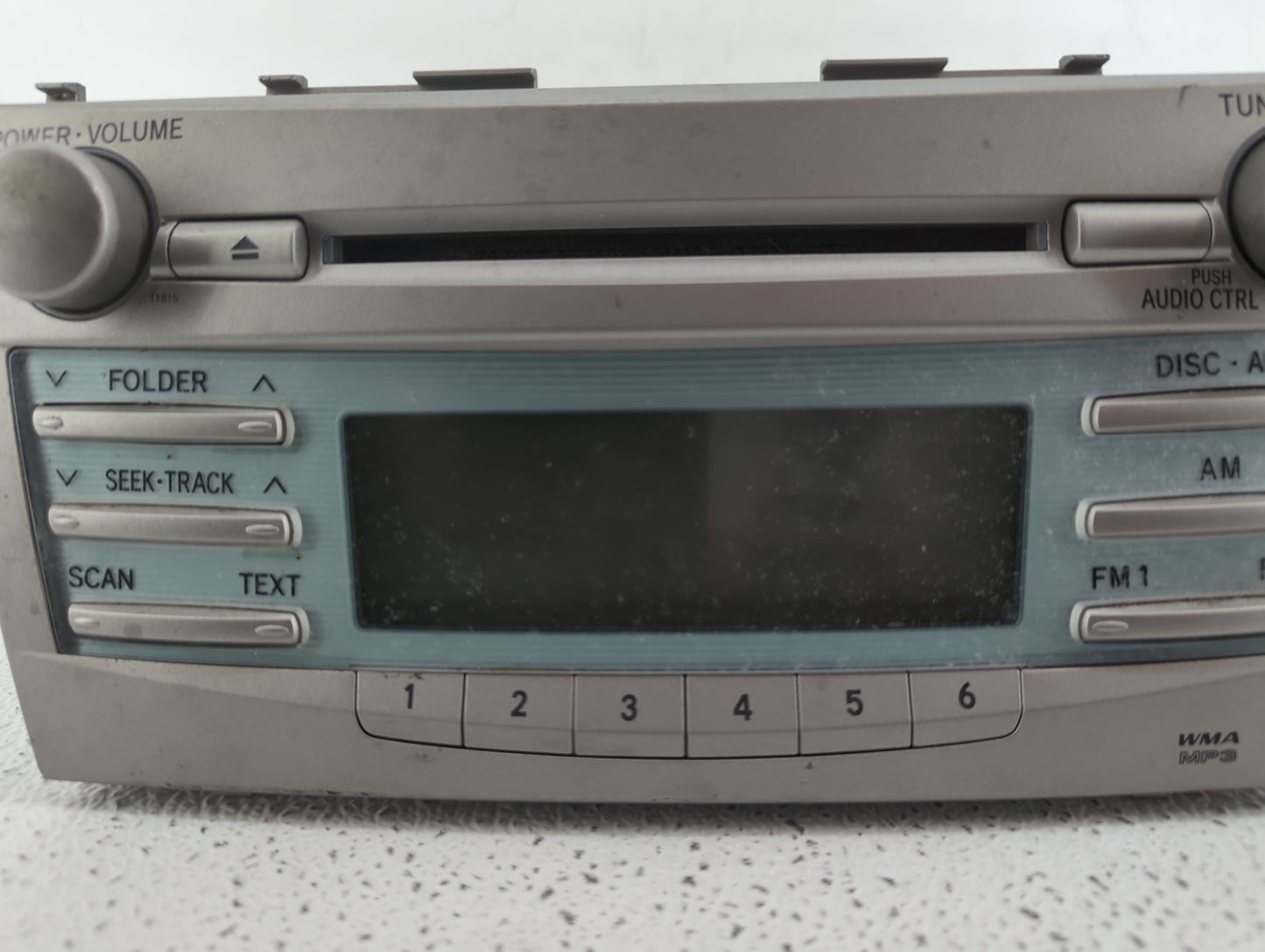 2007-2009 Toyota Camry Radio AM FM Cd Player Receiver Replacement P/N:86120-06181 86120-06182 Fits Fits 2007 2008 2009 OEM U
