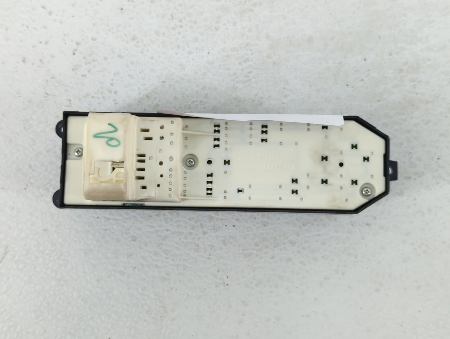 2007 Toyota Camry Master Power Window Switch Replacement Driver Side Left P/N:515296 Fits OEM Used Auto Parts - Oemusedautop