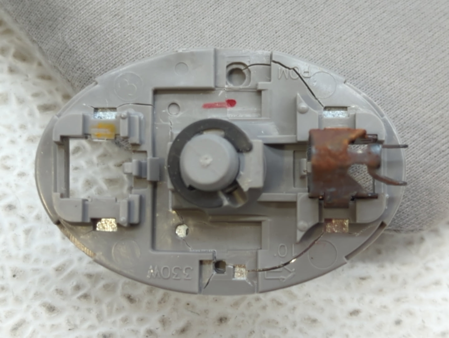 2007-2011 Toyota Camry Sun Visor Shade Replacement Passenger Right Mirror Fits Fits 2007 2008 2009 2010 2011 OEM Used Auto P