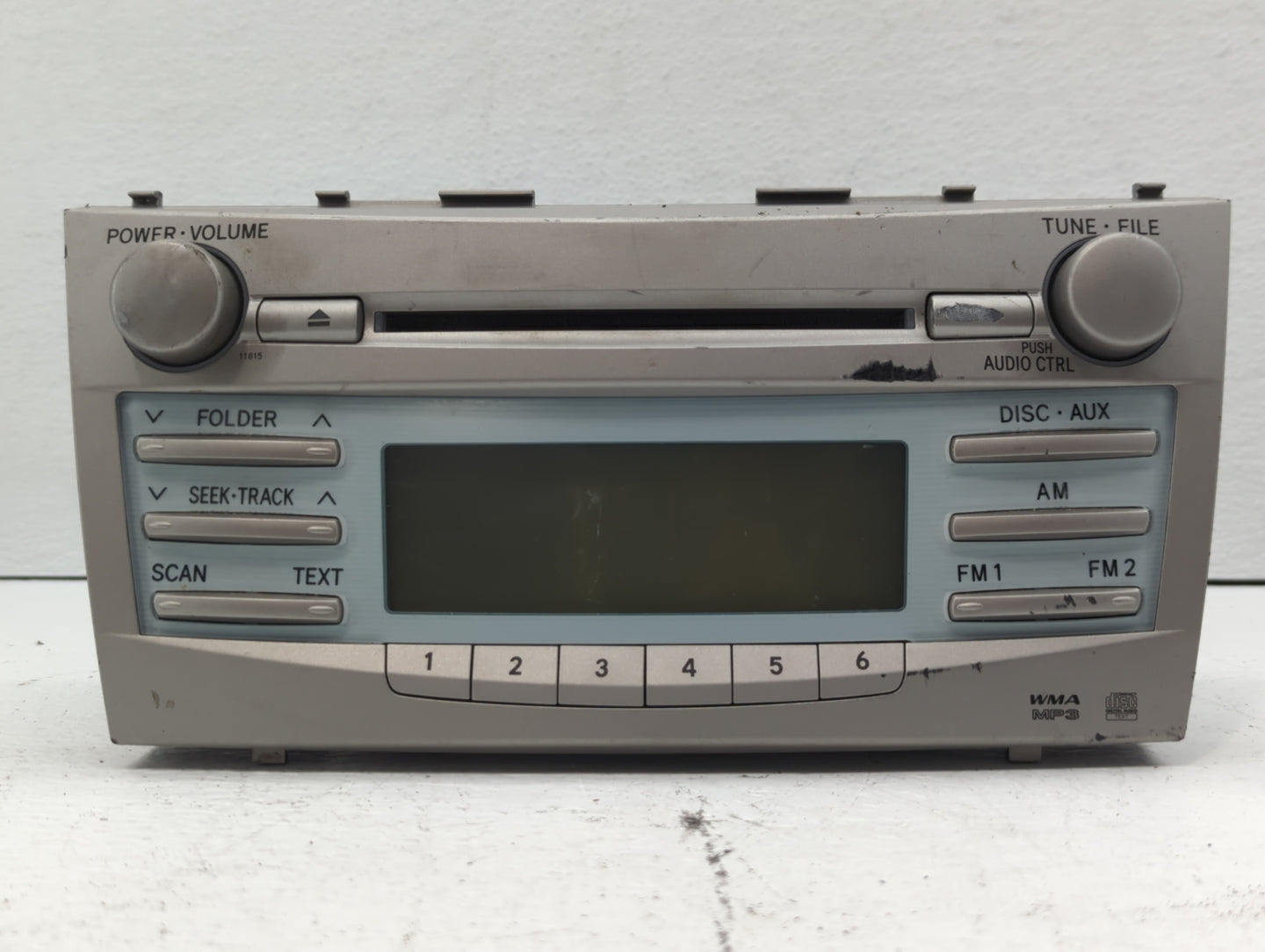 2007-2009 Toyota Camry Radio AM FM Cd Player Receiver Replacement P/N:86120-06180 Fits Fits 2007 2008 2009 OEM Used Auto Par