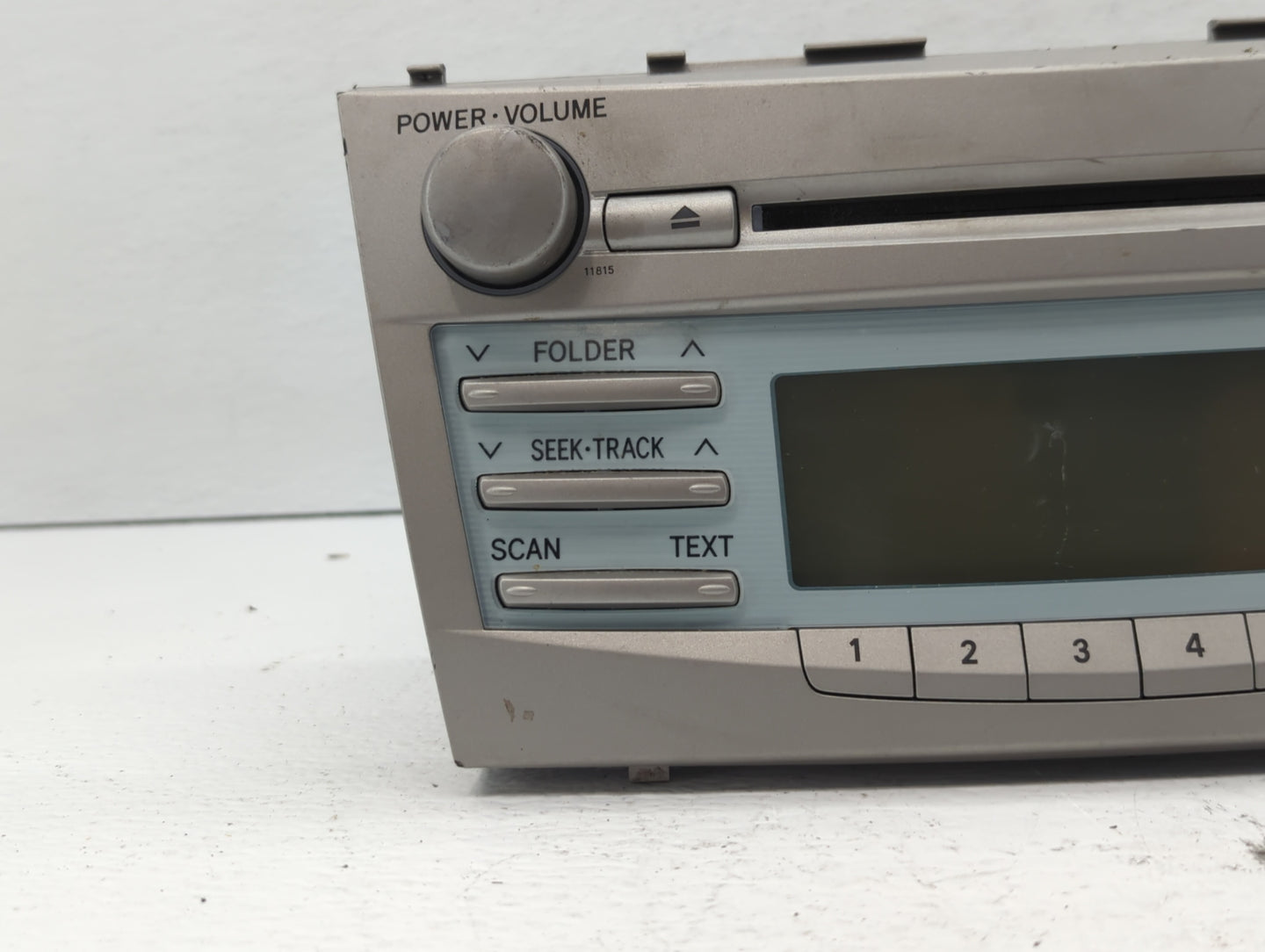 2007-2009 Toyota Camry Radio AM FM Cd Player Receiver Replacement P/N:86120-06180 Fits Fits 2007 2008 2009 OEM Used Auto Par