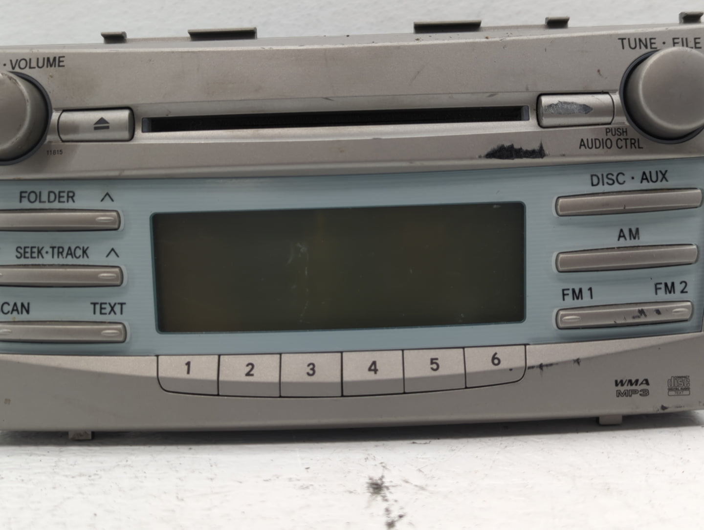 2007-2009 Toyota Camry Radio AM FM Cd Player Receiver Replacement P/N:86120-06180 Fits Fits 2007 2008 2009 OEM Used Auto Par