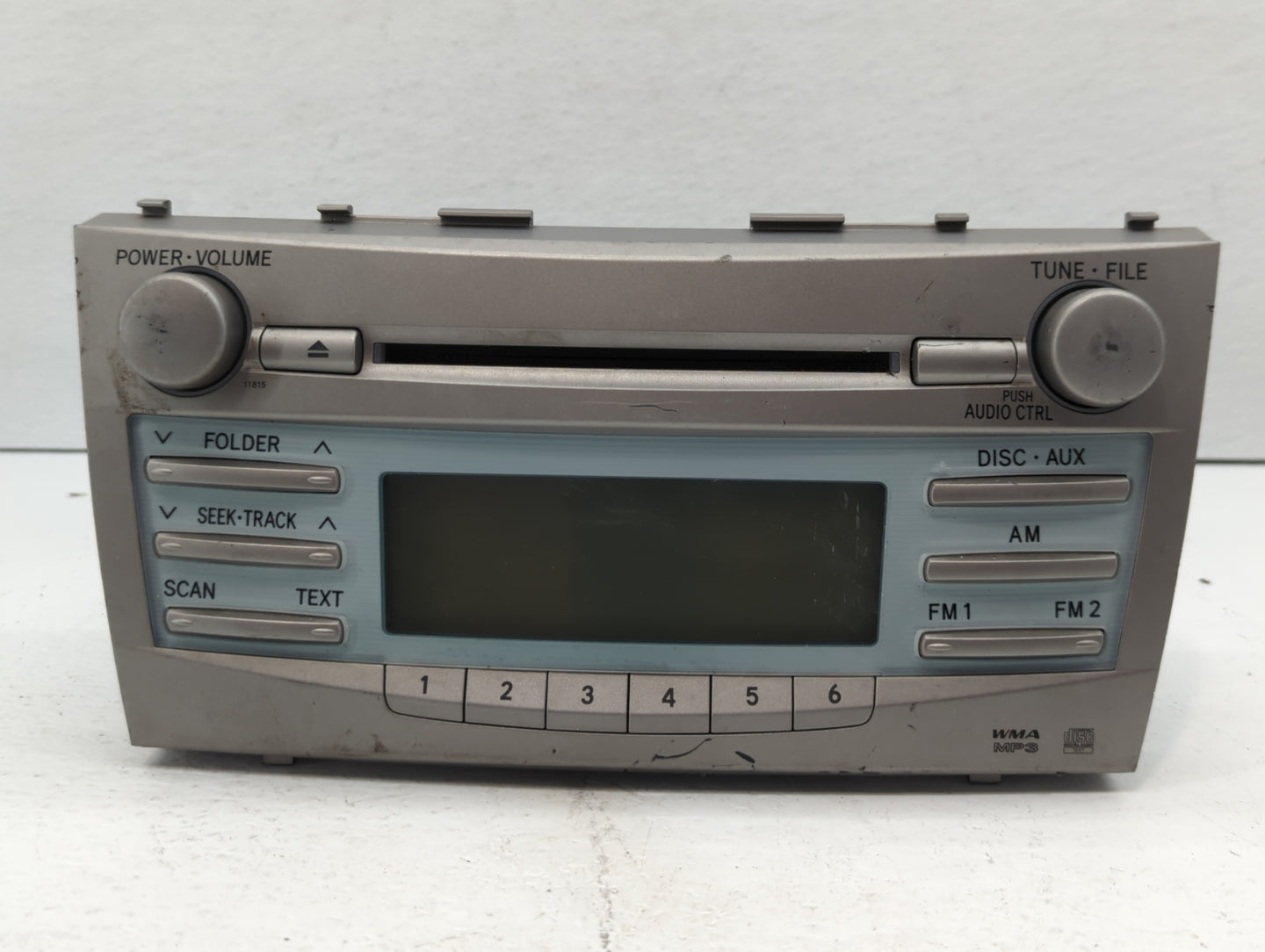 2007-2009 Toyota Camry Radio AM FM Cd Player Receiver Replacement P/N:86120-06180 Fits Fits 2007 2008 2009 OEM Used Auto Par