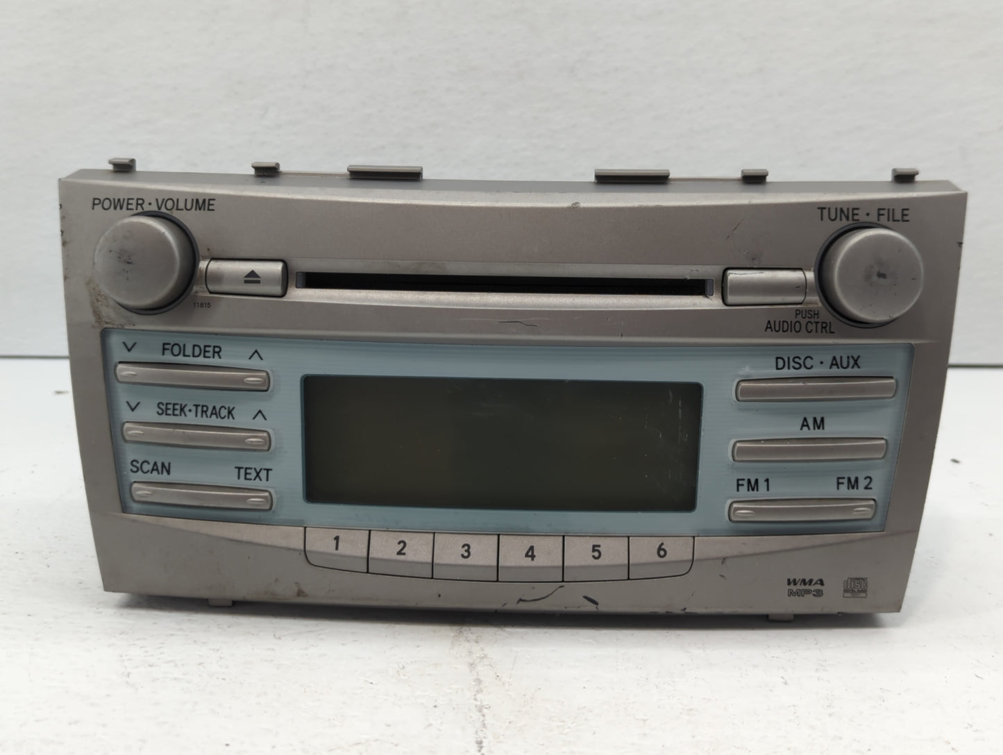 2007-2009 Toyota Camry Radio AM FM Cd Player Receiver Replacement P/N:86120-06180 Fits Fits 2007 2008 2009 OEM Used Auto Par