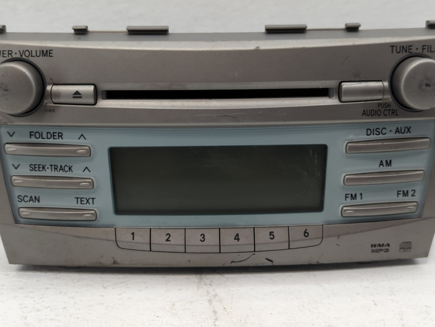 2007-2009 Toyota Camry Radio AM FM Cd Player Receiver Replacement P/N:86120-06180 Fits Fits 2007 2008 2009 OEM Used Auto Par
