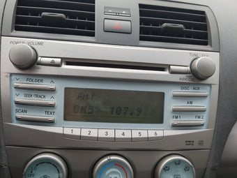 compare product 2007-2009 Toyota Camry Radio AM FM Cd Player Receiver Replacement Fits Fits 2007 2008 2009 OEM Used Auto Parts