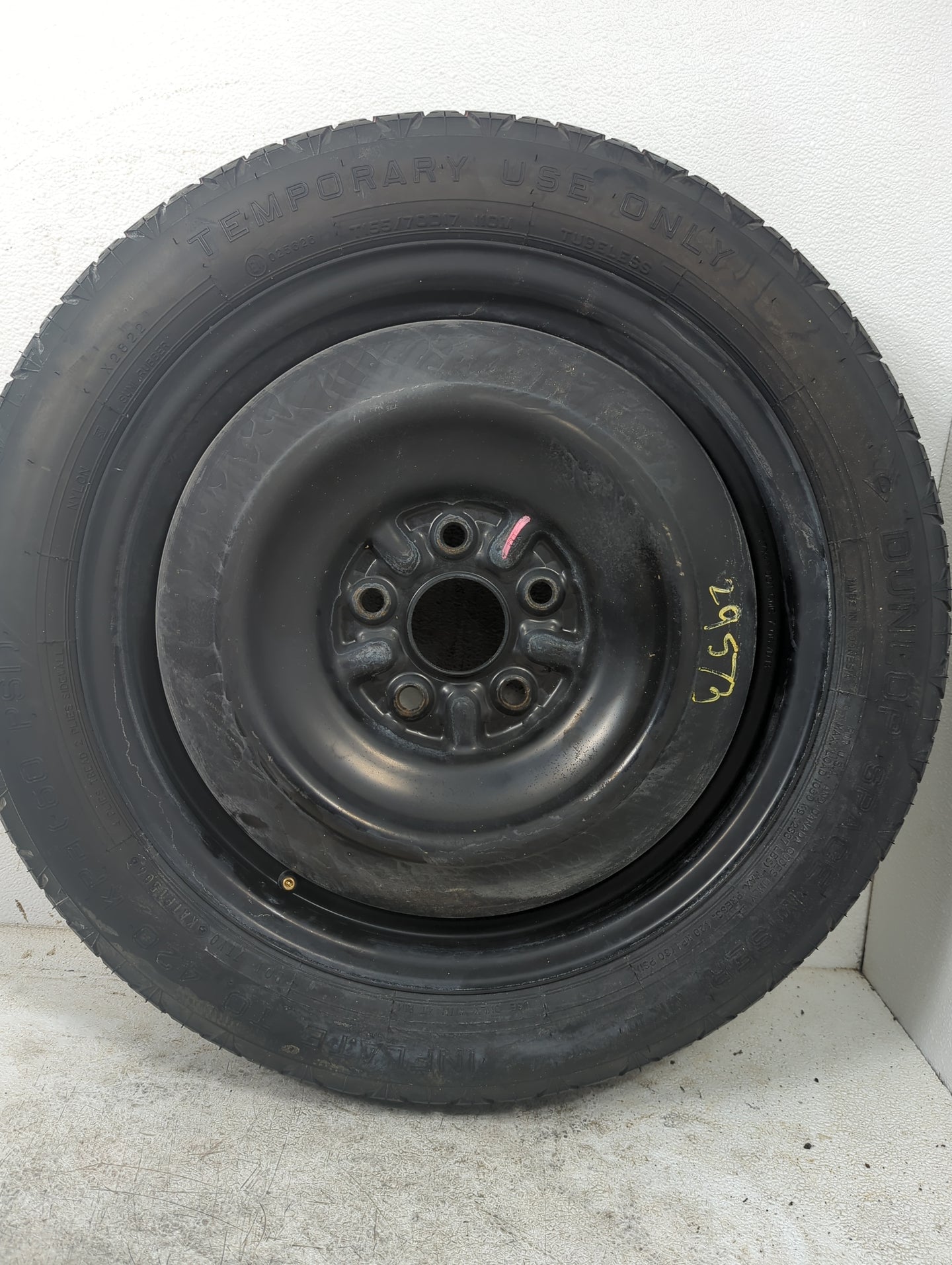 2007-2017 Toyota Camry Spare Donut Tire Wheel Rim Oem 5032828 - Oemusedautoparts1.com
