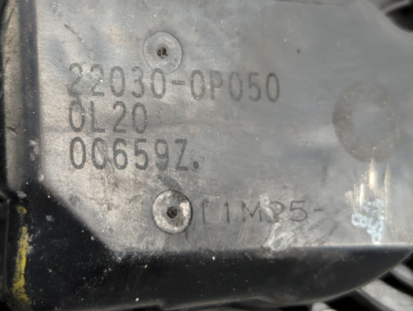 2007-2017 Toyota Camry Throttle Body P/N:22030-0P050 Fits OEM Used Auto Parts - Oemusedautoparts1.com