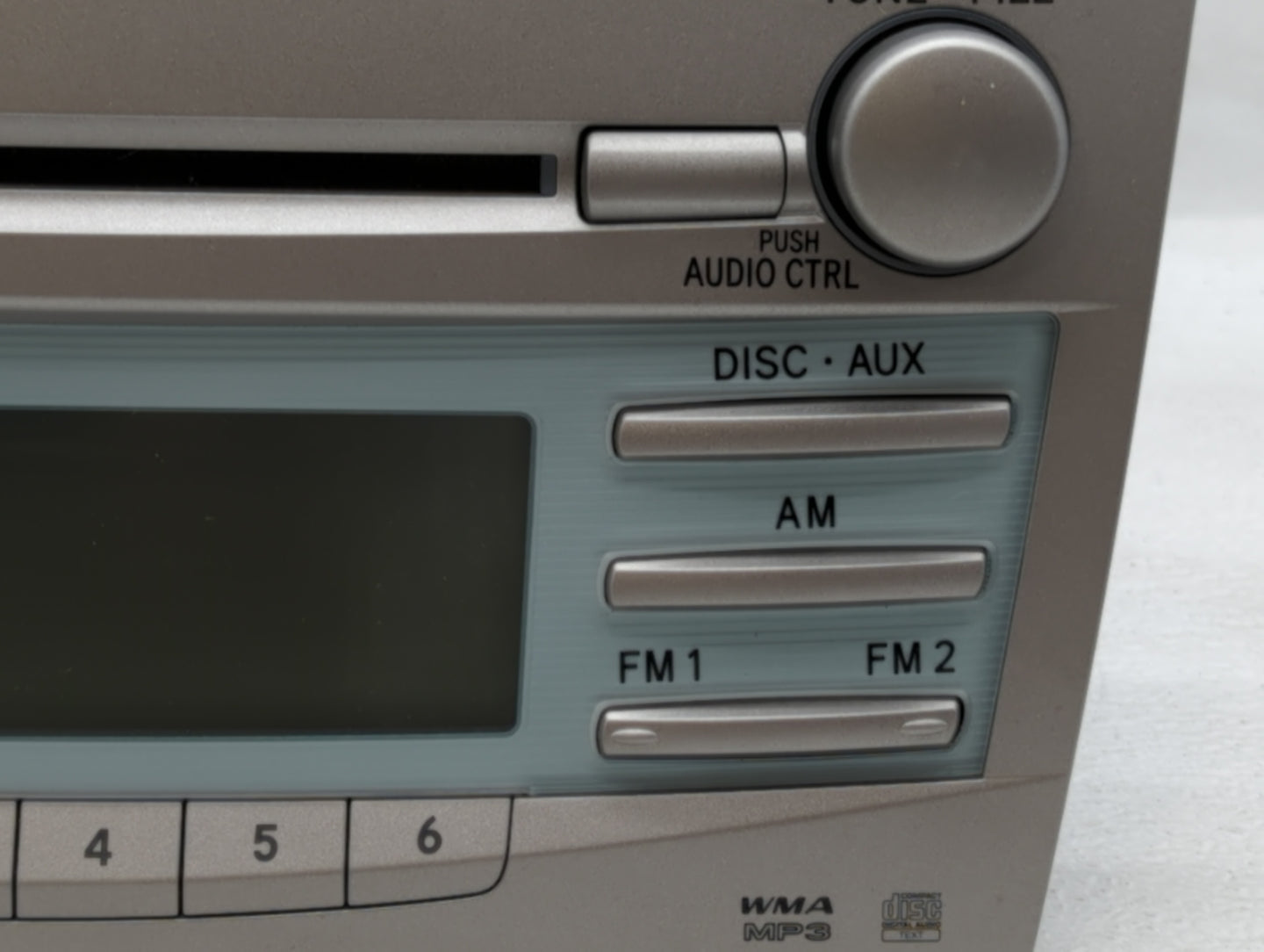 2007-2009 Toyota Camry Radio AM FM Cd Player Receiver Replacement P/N:86120-33890 Fits Fits 2007 2008 2009 OEM Used Auto Par