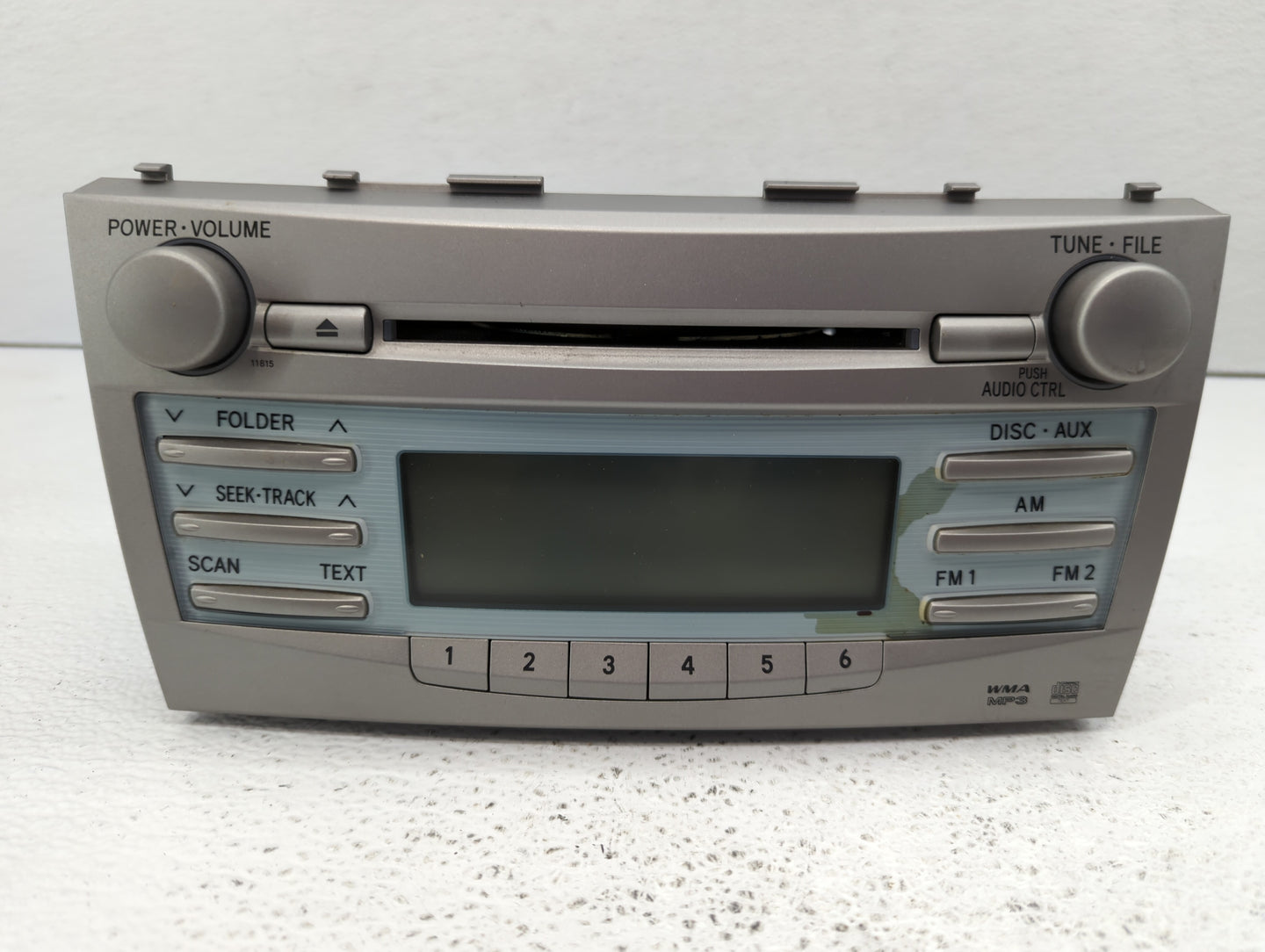 2007-2009 Toyota Camry Radio AM FM Cd Player Receiver Replacement P/N:86120-06180 Fits Fits 2007 2008 2009 OEM Used Auto Par