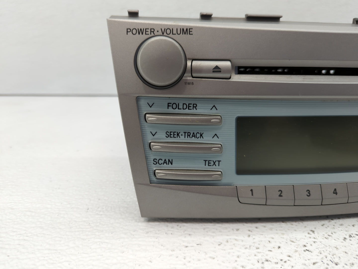 2007-2009 Toyota Camry Radio AM FM Cd Player Receiver Replacement P/N:86120-06180 Fits Fits 2007 2008 2009 OEM Used Auto Par
