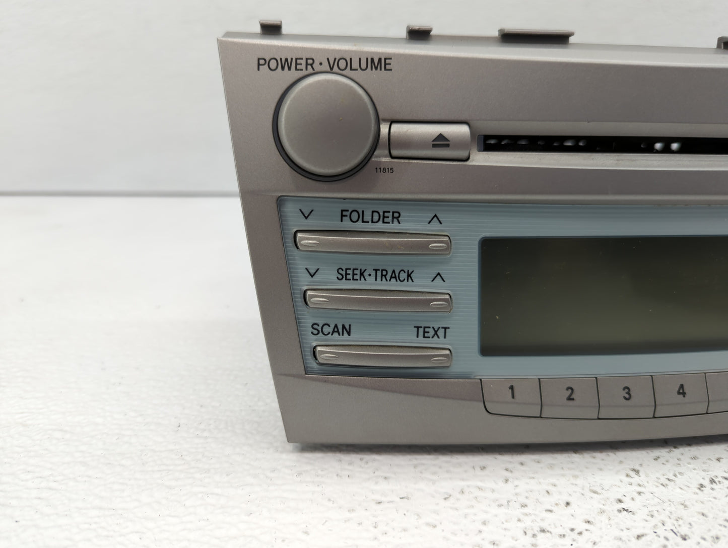 2007-2009 Toyota Camry Radio AM FM Cd Player Receiver Replacement P/N:86120-06180 Fits Fits 2007 2008 2009 OEM Used Auto Par