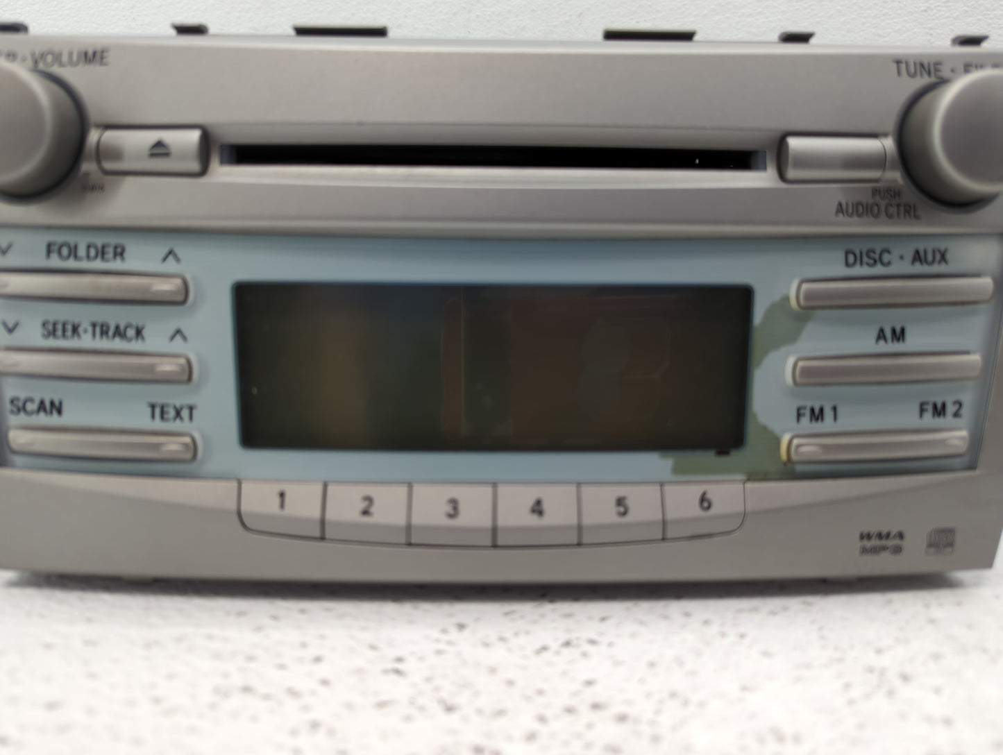2007-2009 Toyota Camry Radio AM FM Cd Player Receiver Replacement P/N:86120-06180 Fits Fits 2007 2008 2009 OEM Used Auto Par