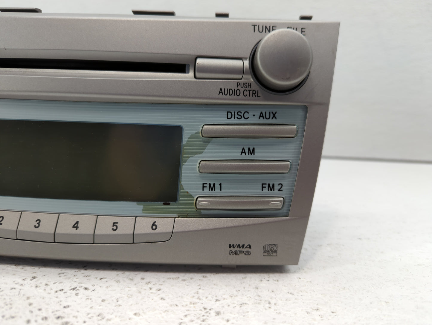 2007-2009 Toyota Camry Radio AM FM Cd Player Receiver Replacement P/N:86120-06180 Fits Fits 2007 2008 2009 OEM Used Auto Par