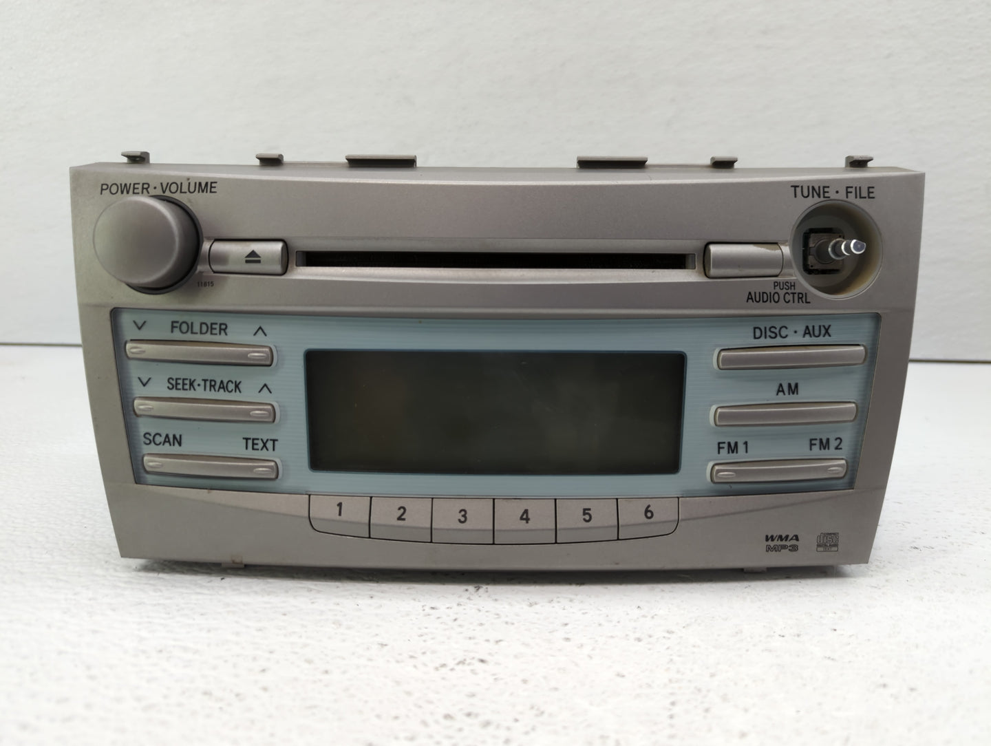 2007-2009 Toyota Camry Radio AM FM Cd Player Receiver Replacement P/N:86120-06180 Fits Fits 2007 2008 2009 OEM Used Auto Par