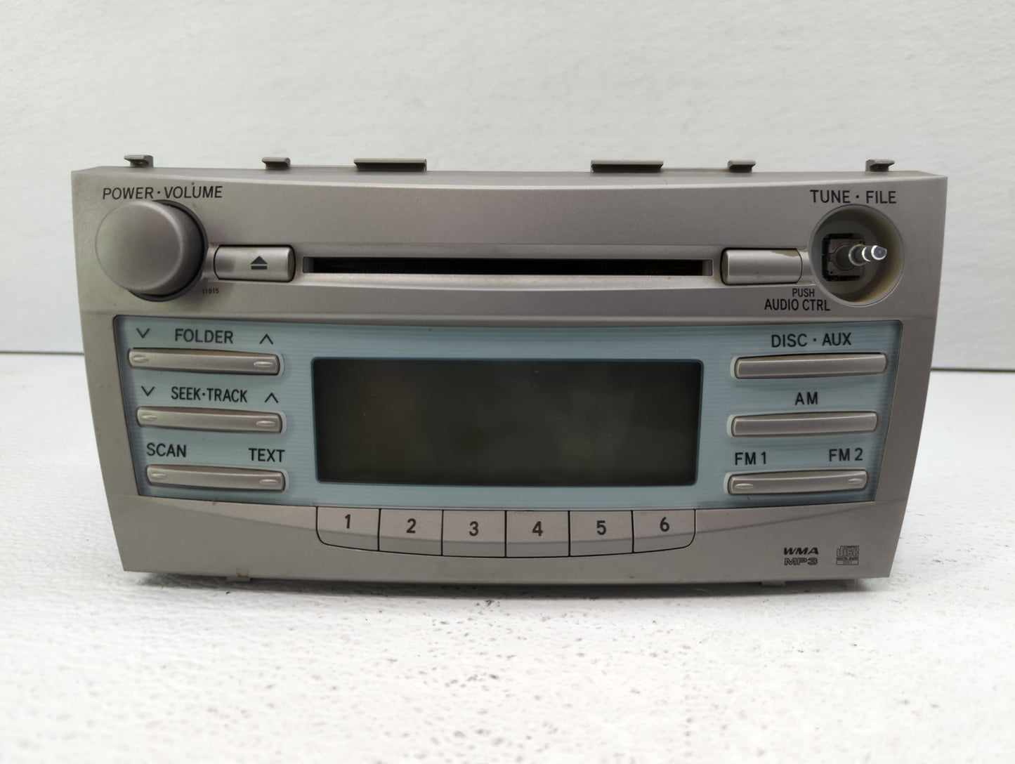 2007-2009 Toyota Camry Radio AM FM Cd Player Receiver Replacement P/N:86120-06180 Fits Fits 2007 2008 2009 OEM Used Auto Par