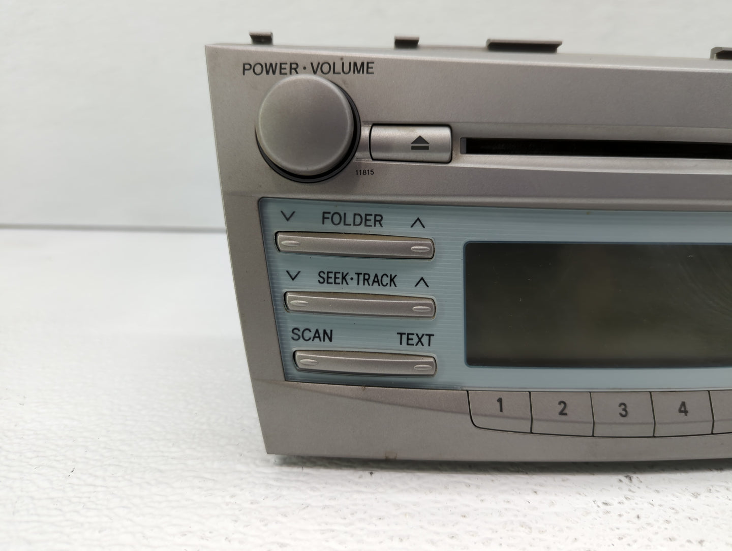 2007-2009 Toyota Camry Radio AM FM Cd Player Receiver Replacement P/N:86120-06180 Fits Fits 2007 2008 2009 OEM Used Auto Par