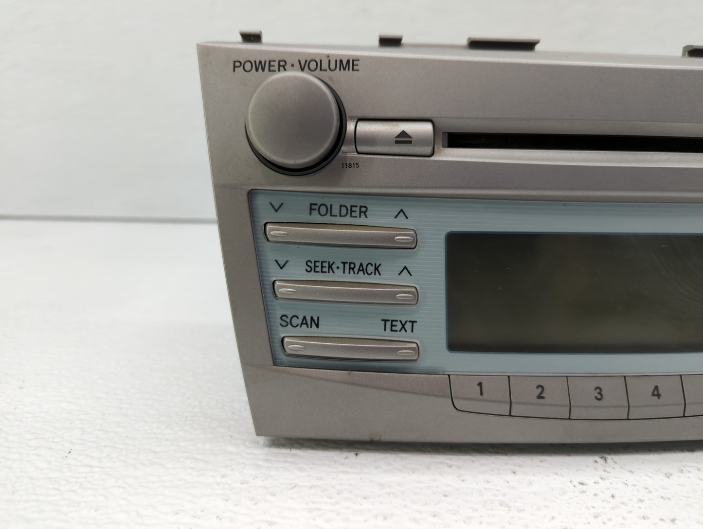 2007-2009 Toyota Camry Radio AM FM Cd Player Receiver Replacement P/N:86120-06180 Fits Fits 2007 2008 2009 OEM Used Auto Par