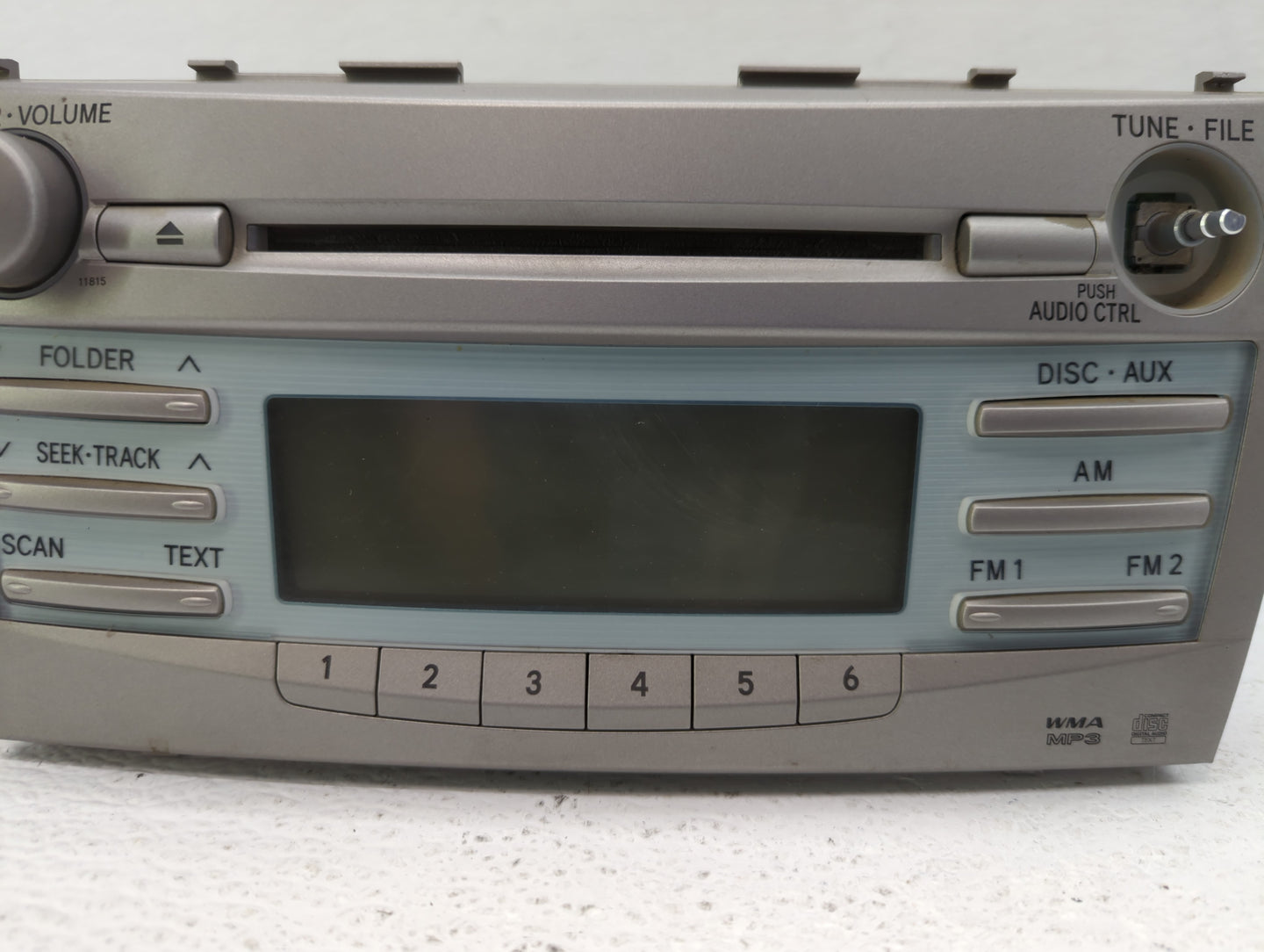 2007-2009 Toyota Camry Radio AM FM Cd Player Receiver Replacement P/N:86120-06180 Fits Fits 2007 2008 2009 OEM Used Auto Par