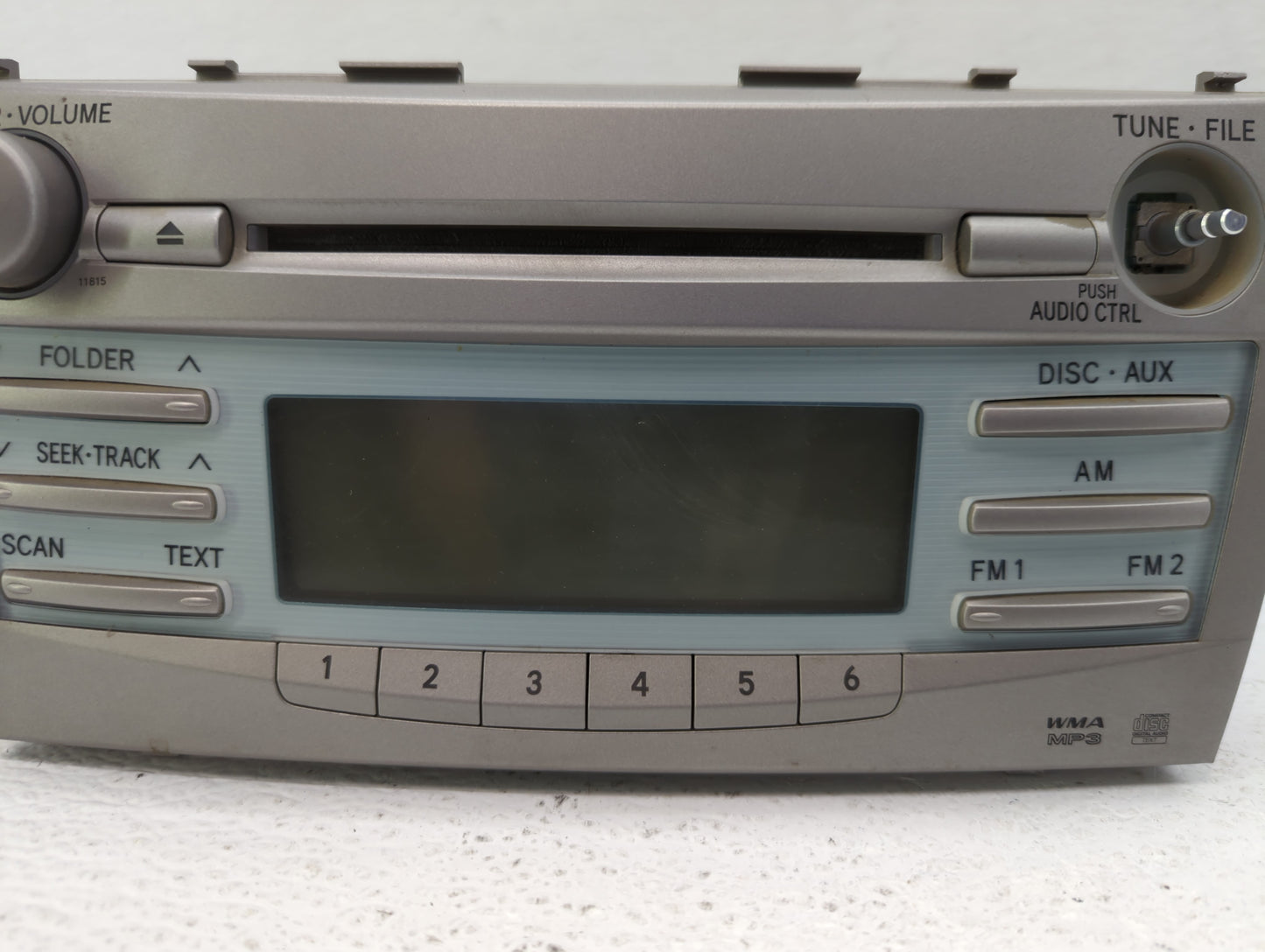 2007-2009 Toyota Camry Radio AM FM Cd Player Receiver Replacement P/N:86120-06180 Fits Fits 2007 2008 2009 OEM Used Auto Par
