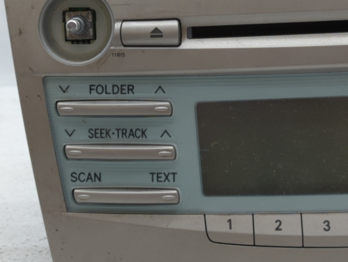2007-2009 Toyota Camry Am Fm Cd Player Radio Receiver 510301 - Oemusedautoparts1.com