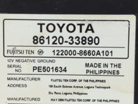 2007-2009 Toyota Camry Am Fm Cd Player Radio Receiver - Oemusedautoparts1.com