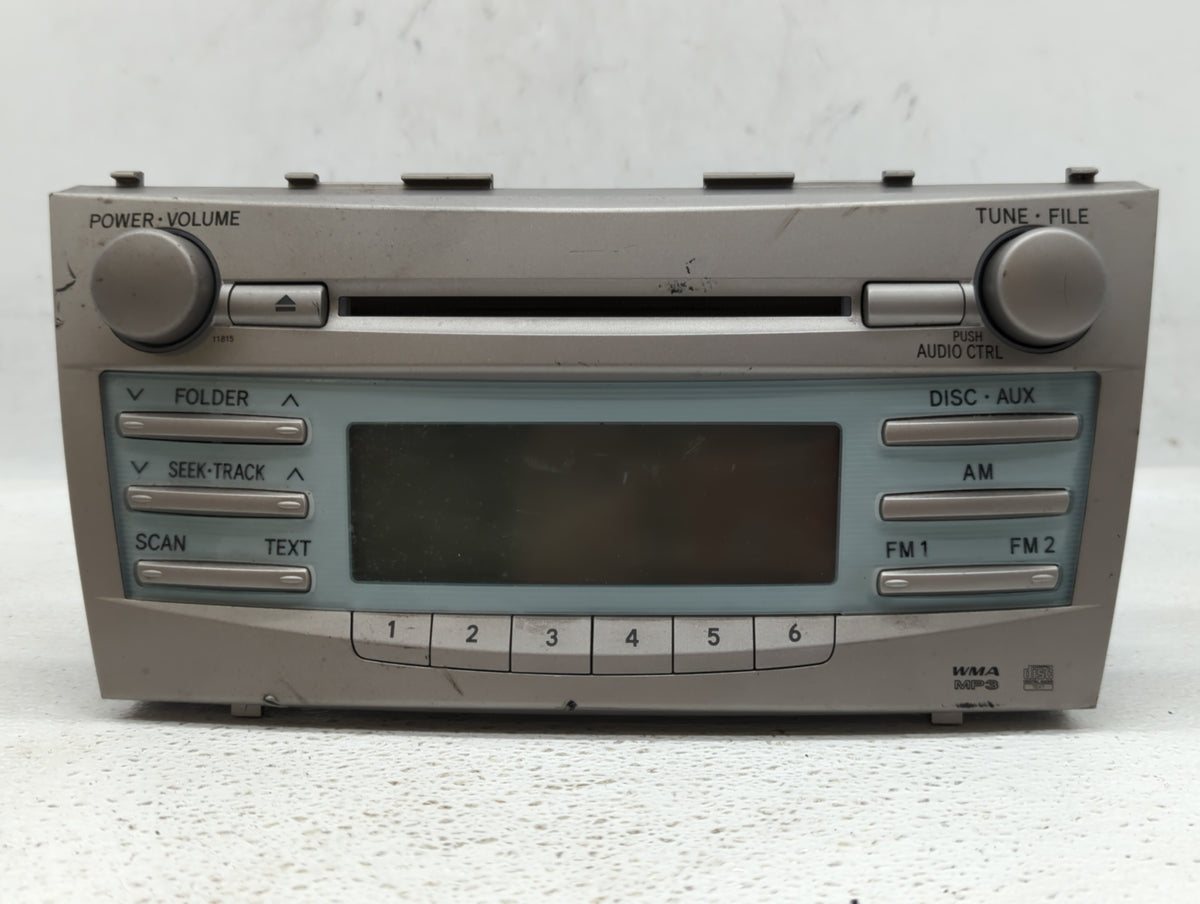 2007-2009 Toyota Camry Am Fm Cd Player Radio Receiver 510761 - Oemusedautoparts1.com