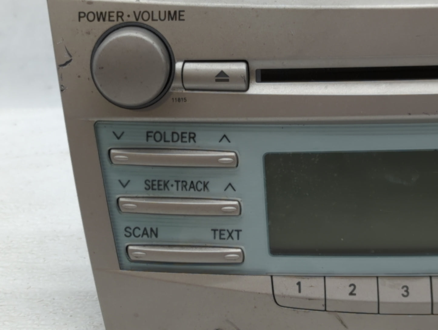 2007-2009 Toyota Camry Am Fm Cd Player Radio Receiver - Oemusedautoparts1.com
