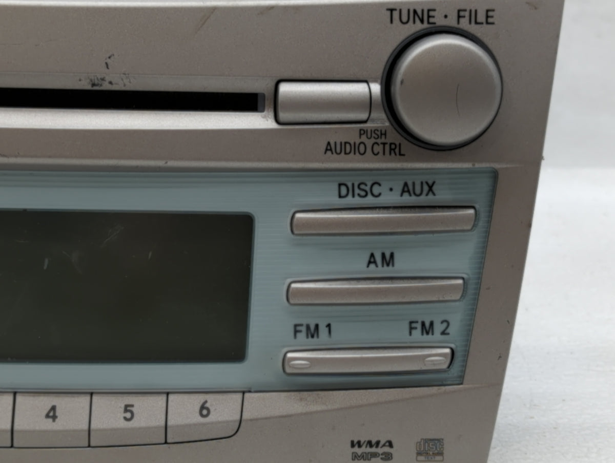 2007-2009 Toyota Camry Am Fm Cd Player Radio Receiver 510761 - Oemusedautoparts1.com