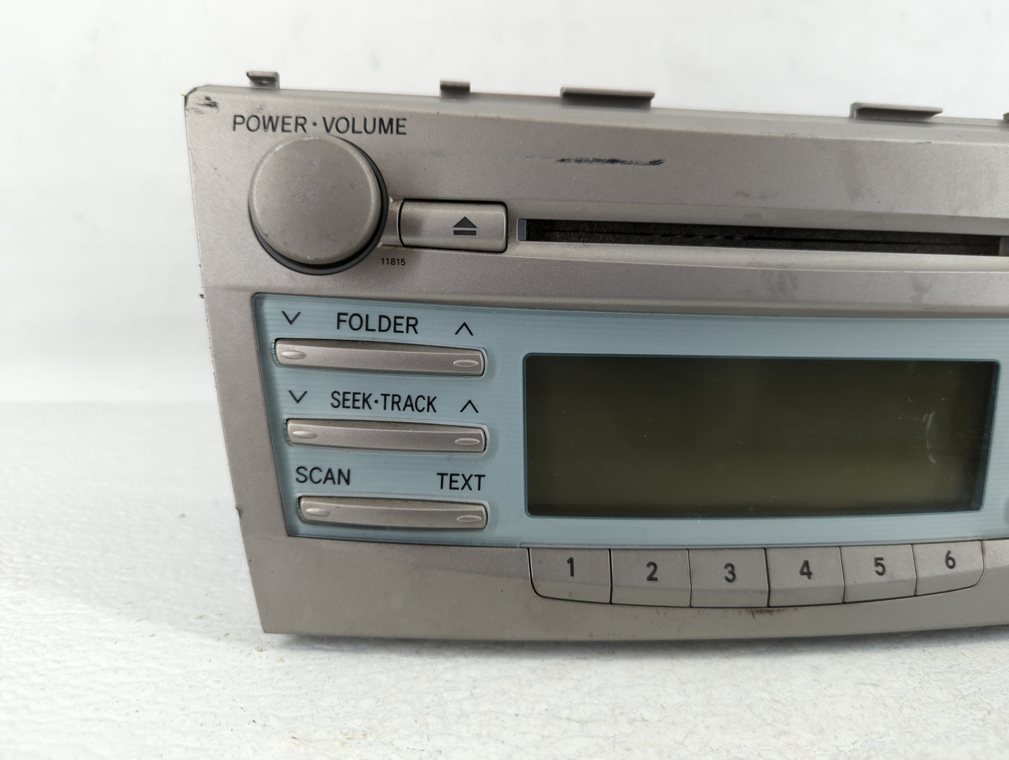 2007-2009 Toyota Camry Radio AM FM Cd Player Receiver Replacement P/N:86120-06180 Fits Fits 2007 2008 2009 OEM Used Auto Par