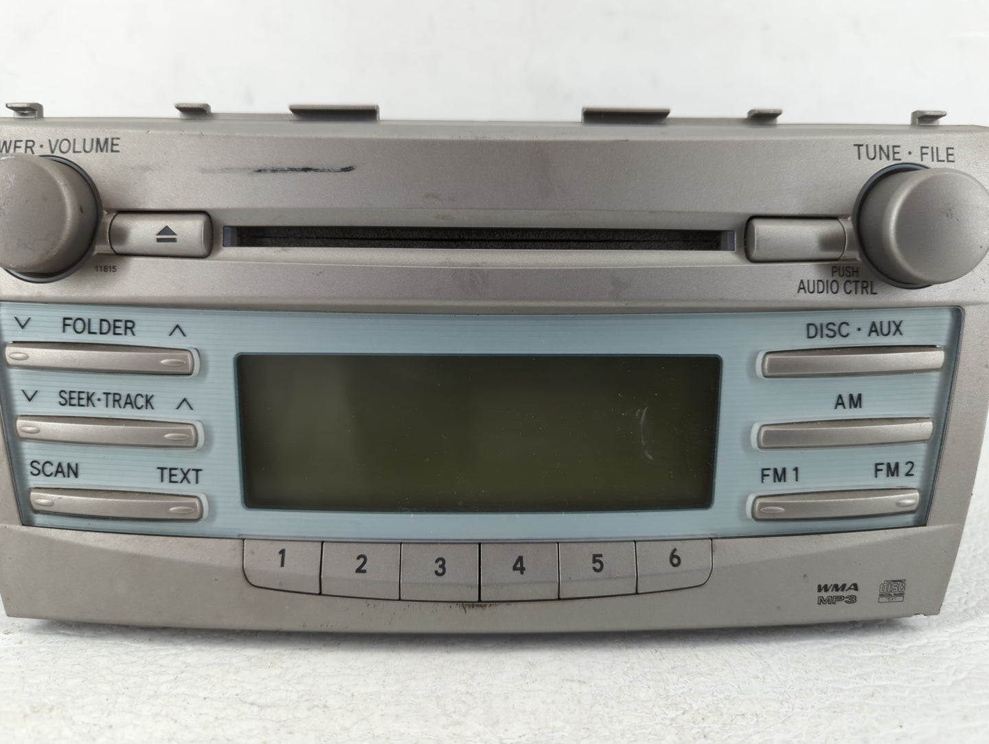 2007-2009 Toyota Camry Radio AM FM Cd Player Receiver Replacement P/N:86120-06180 Fits Fits 2007 2008 2009 OEM Used Auto Par