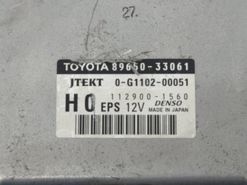 2007 Toyota Camry PCM Engine Control Computer ECU ECM PCU OEM P/N:89650-33061 89981-33013 Fits OEM Used Auto Parts