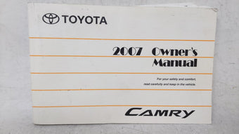 compare product 2007 Toyota Camry Owners Manual Book Guide OEM Used Auto Parts