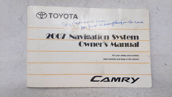 compare product 2007 Toyota Camry Owners Manual Book Guide OEM Used Auto Parts
