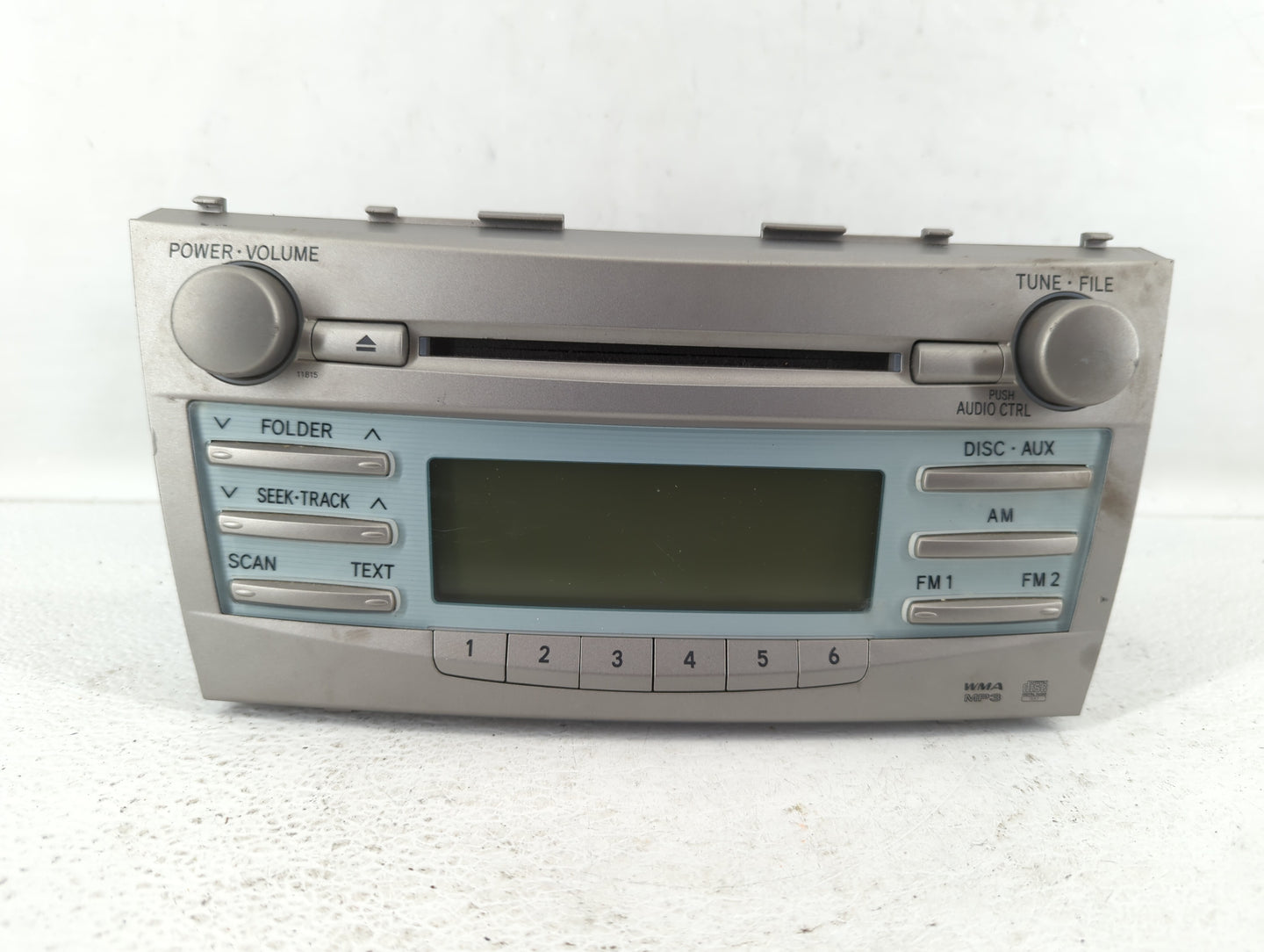 2007-2009 Toyota Camry Radio AM FM Cd Player Receiver Replacement P/N:86120-06180 Fits Fits 2007 2008 2009 OEM Used Auto Par