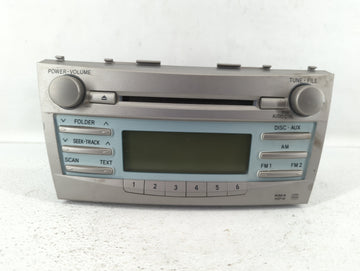 2007-2009 Toyota Camry Radio AM FM Cd Player Receiver Replacement P/N:86120-06180 Fits Fits 2007 2008 2009 OEM Used Auto Par