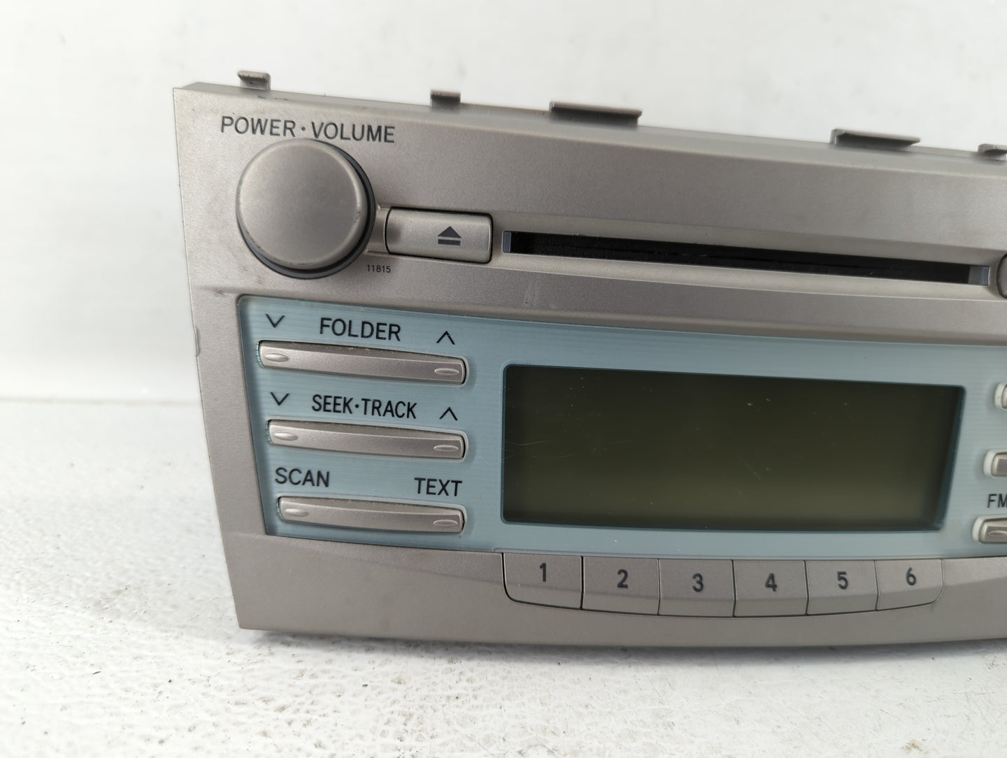 2007-2009 Toyota Camry Radio AM FM Cd Player Receiver Replacement P/N:86120-06180 Fits Fits 2007 2008 2009 OEM Used Auto Par