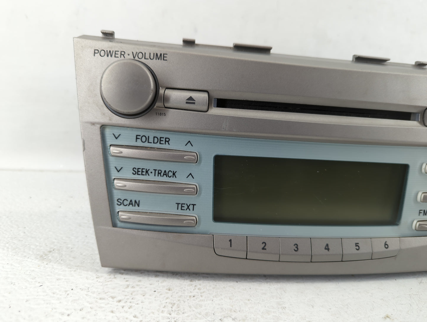 2007-2009 Toyota Camry Radio AM FM Cd Player Receiver Replacement P/N:86120-06180 Fits Fits 2007 2008 2009 OEM Used Auto Par