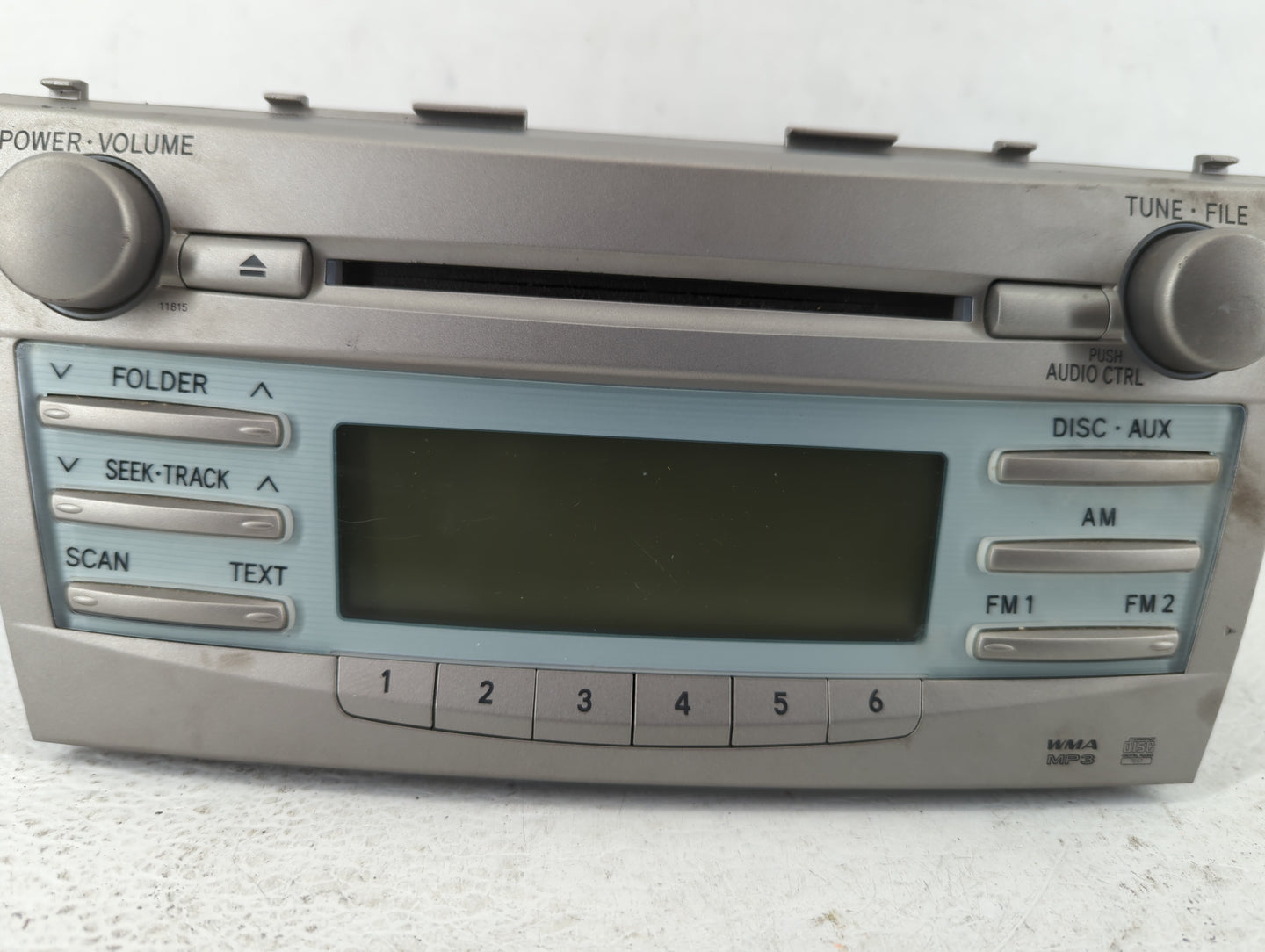 2007-2009 Toyota Camry Radio AM FM Cd Player Receiver Replacement P/N:86120-06180 Fits Fits 2007 2008 2009 OEM Used Auto Par