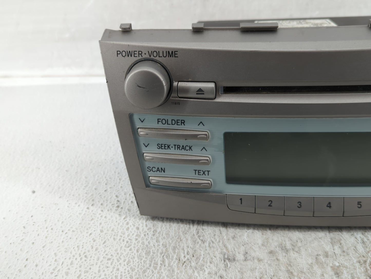 2007-2009 Toyota Camry Am Fm Cd Player Radio Receiver - Oemusedautoparts1.com