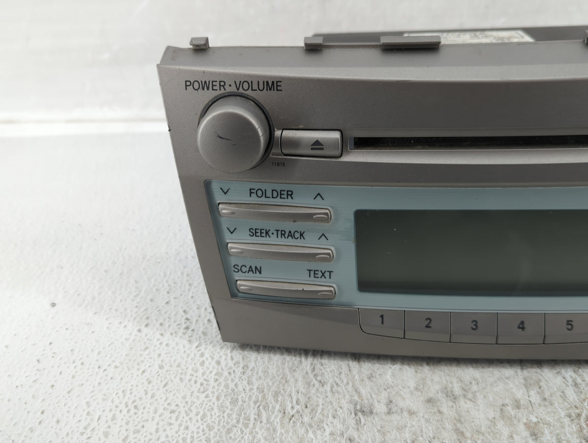 2007-2009 Toyota Camry Am Fm Cd Player Radio Receiver 530422 - Oemusedautoparts1.com