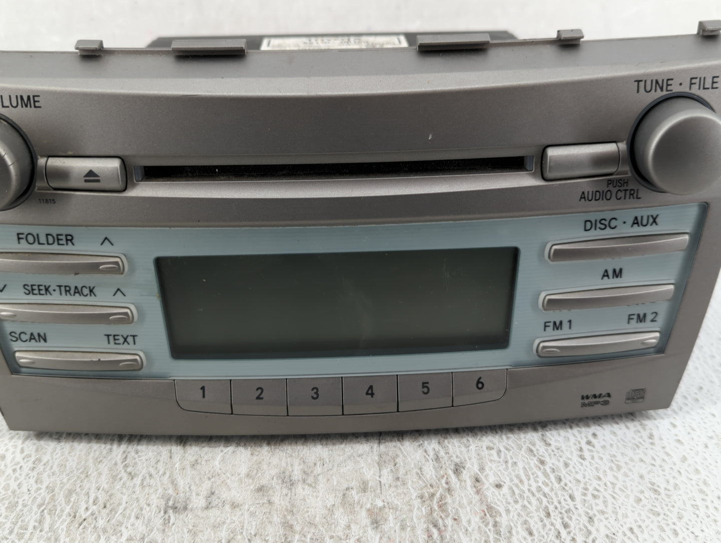 2007-2009 Toyota Camry Am Fm Cd Player Radio Receiver - Oemusedautoparts1.com