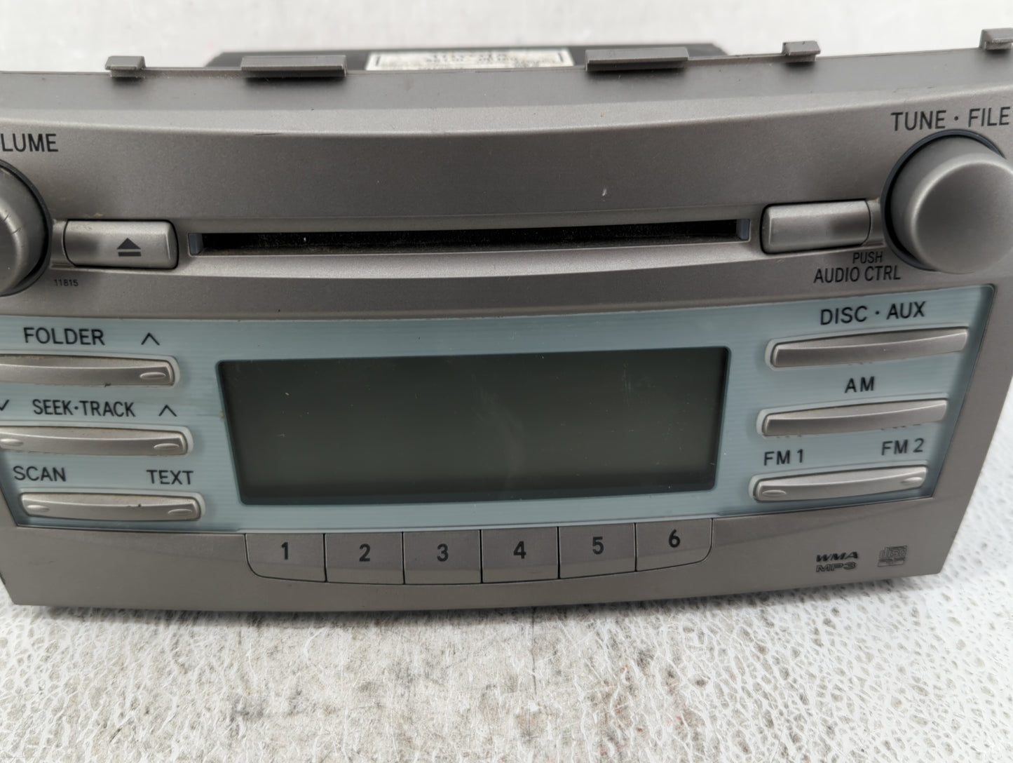 2007-2009 Toyota Camry Am Fm Cd Player Radio Receiver - Oemusedautoparts1.com