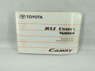 2007 Toyota Camry Owners Manual Book Guide OEM Used Auto Parts - Oemusedautoparts1.com