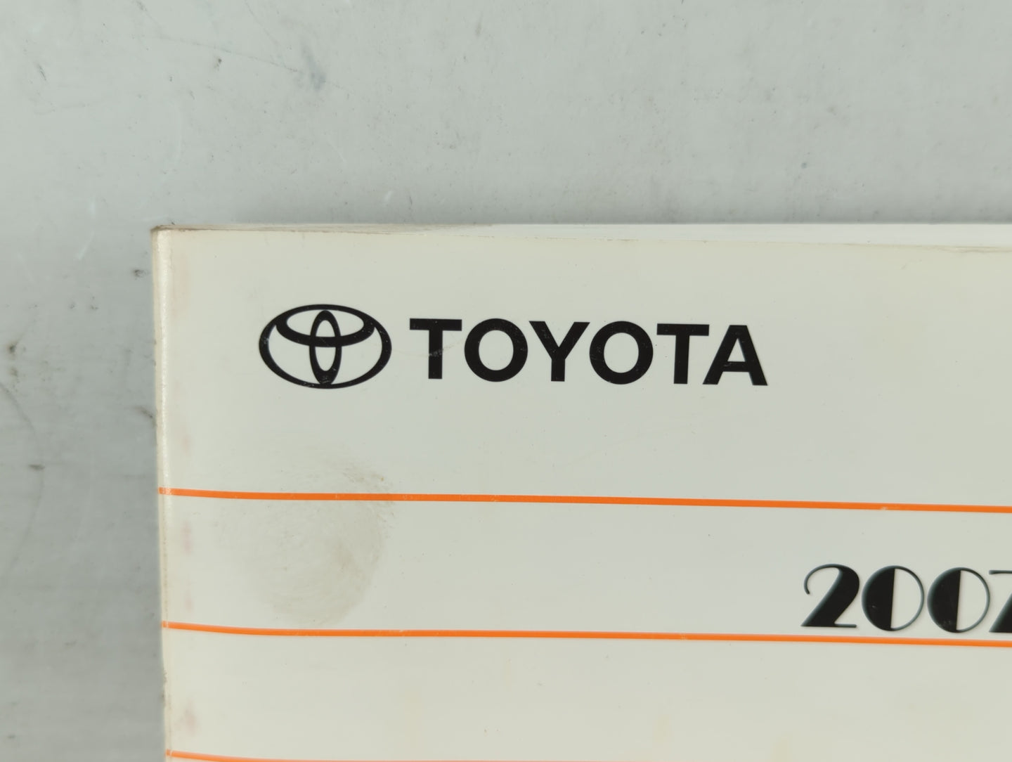 2007 Toyota Camry Owners Manual Book Guide OEM Used Auto Parts - Oemusedautoparts1.com